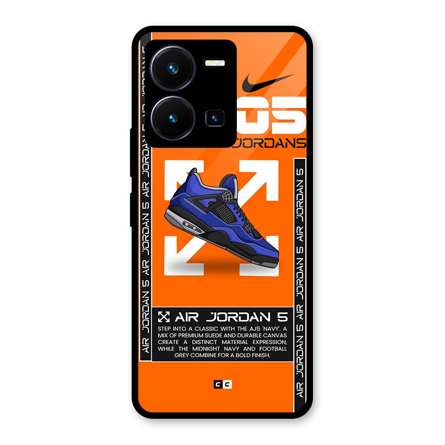 Amazing Air Shoes Glass Back Case for Vivo Y35