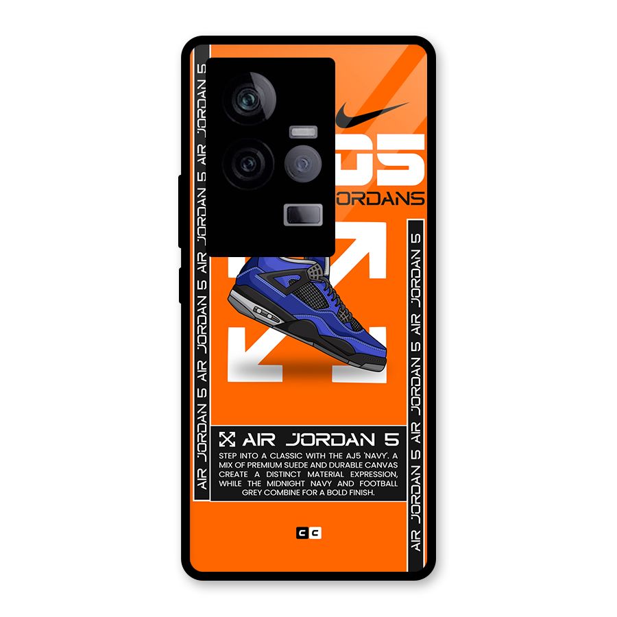 Amazing Air Shoes Glass Back Case for Vivo iQOO 11 5G
