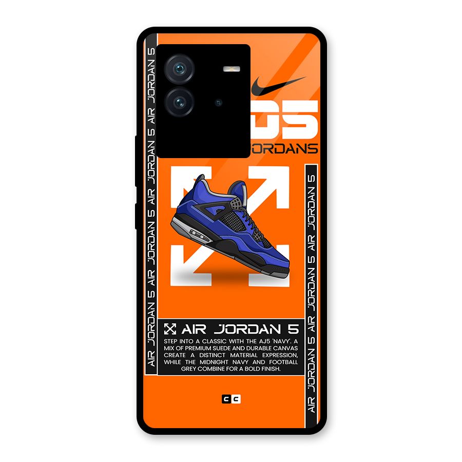 Amazing Air Shoes Glass Back Case for Vivo iQOO Neo 6 5G