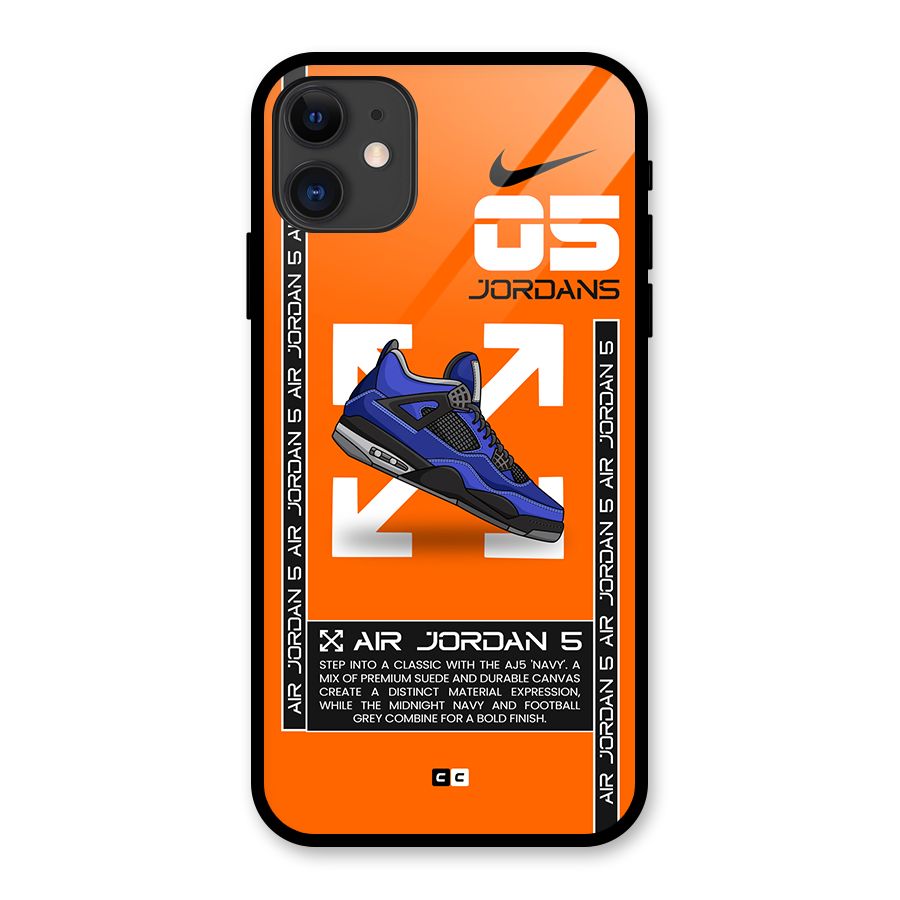 Amazing Air Shoes Glass Back Case for iPhone 11