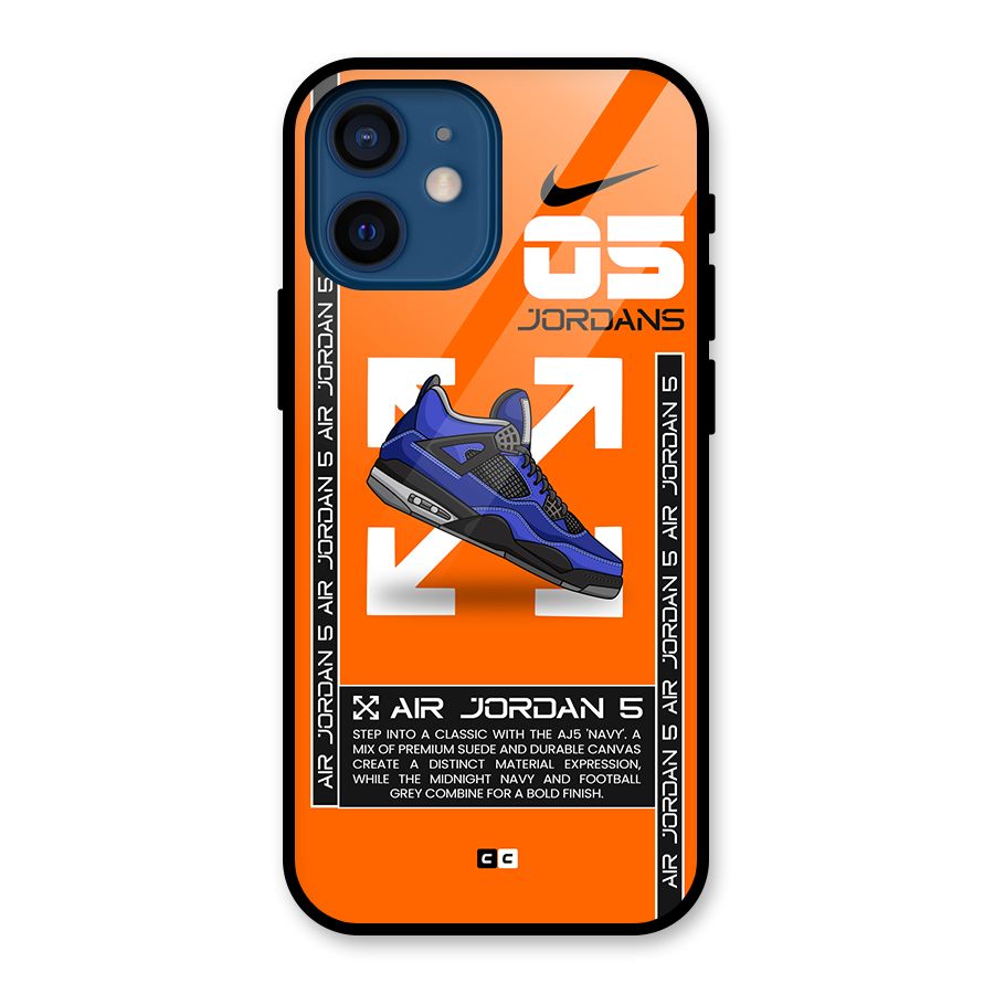 Amazing Air Shoes Glass Back Case for iPhone 12 Mini