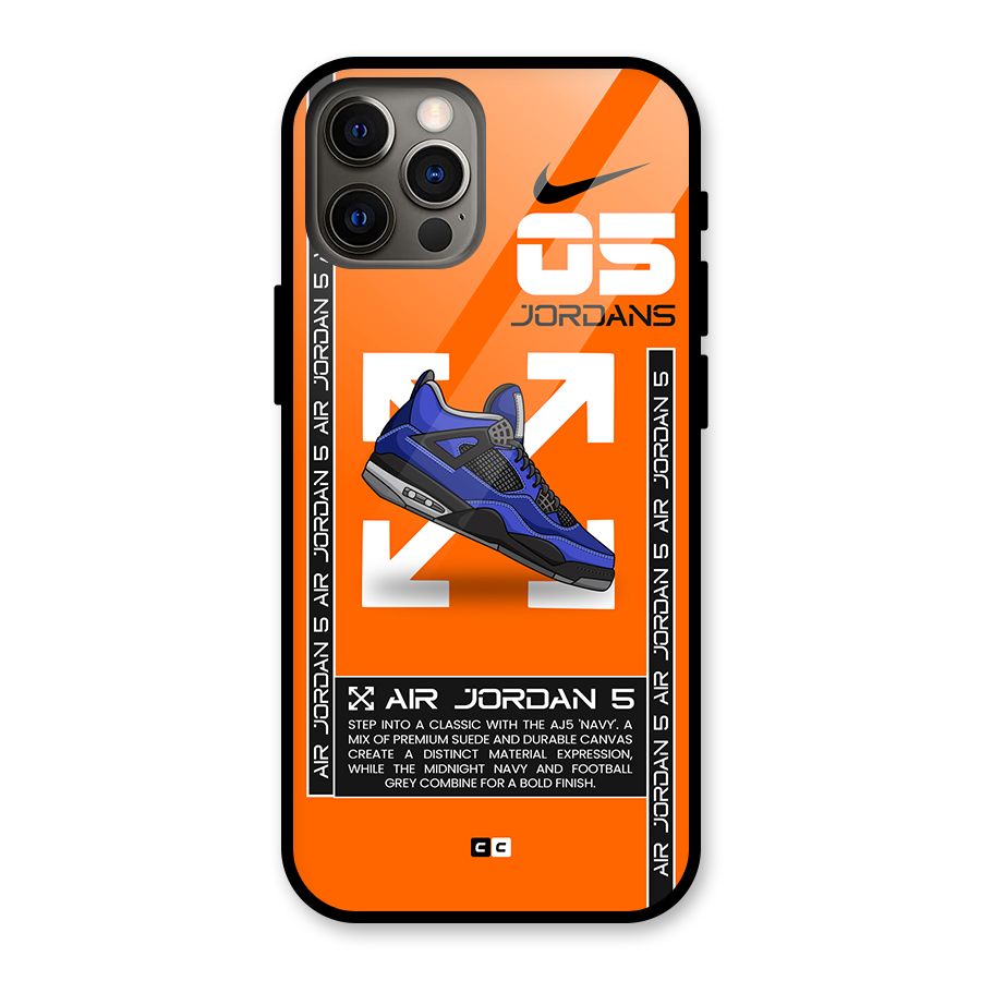 Amazing Air Shoes Glass Back Case for iPhone 12 Pro