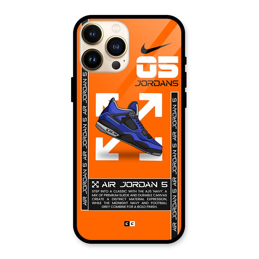 Amazing Air Shoes Glass Back Case for iPhone 13 Pro Max