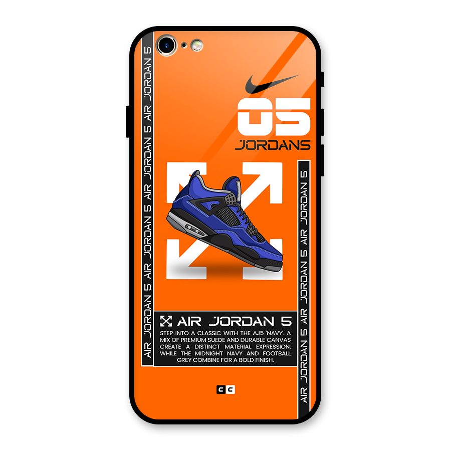 Amazing Air Shoes Glass Back Case for iPhone 6 6S
