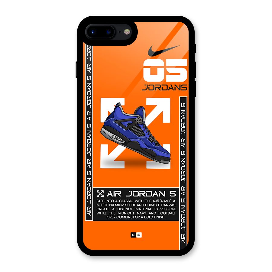 Amazing Air Shoes Glass Back Case for iPhone 7 Plus