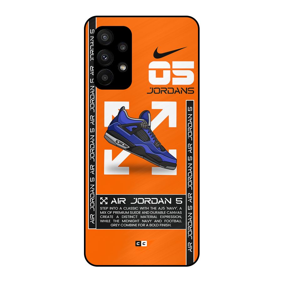 Amazing Air Shoes Metal Back Case for Galaxy A23
