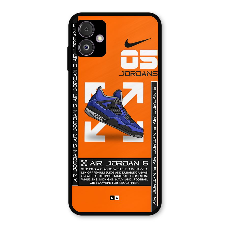 Amazing Air Shoes Metal Back Case for Galaxy F14