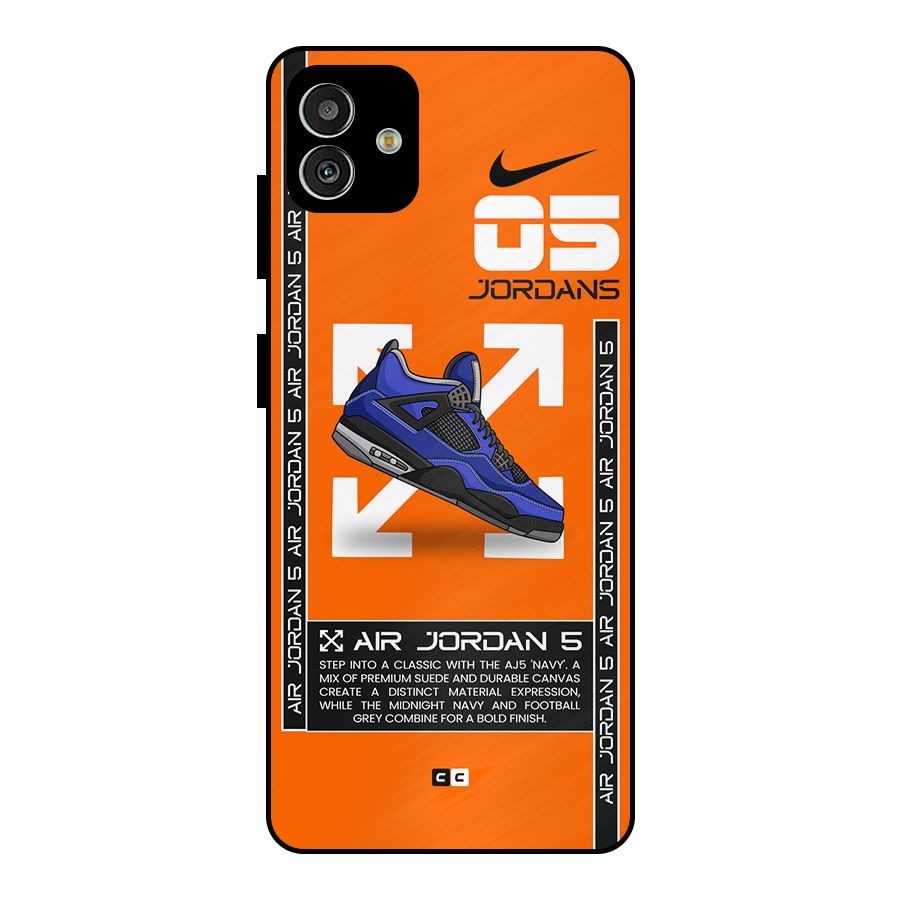 Amazing Air Shoes Metal Back Case for Galaxy M13 5G