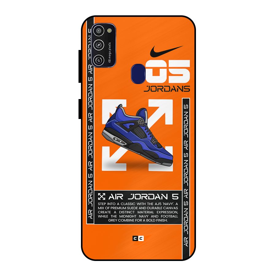 Amazing Air Shoes Metal Back Case for Galaxy M30s
