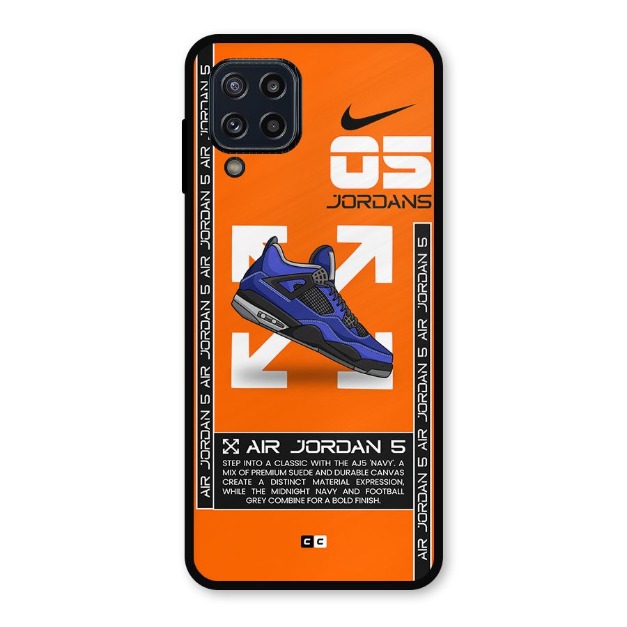 Amazing Air Shoes Metal Back Case for Galaxy M32