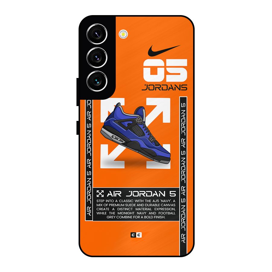 Amazing Air Shoes Metal Back Case for Galaxy S22 5G