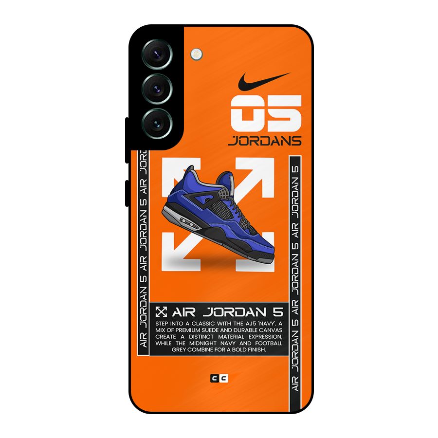Amazing Air Shoes Metal Back Case for Galaxy S22 Plus 5G
