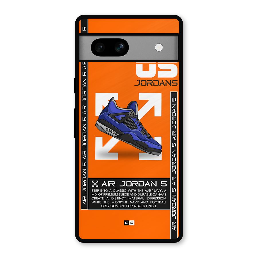 Amazing Air Shoes Metal Back Case for Google Pixel 7a