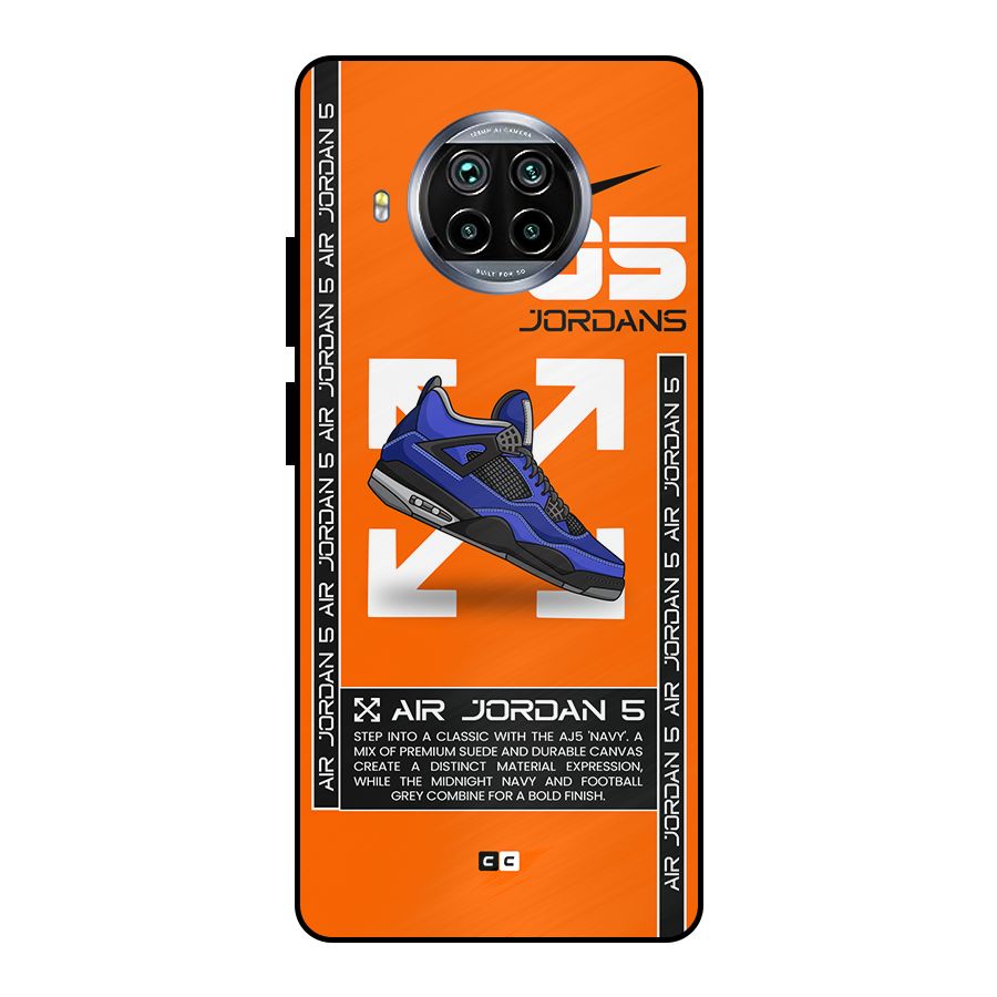 Amazing Air Shoes Metal Back Case for Mi 10i