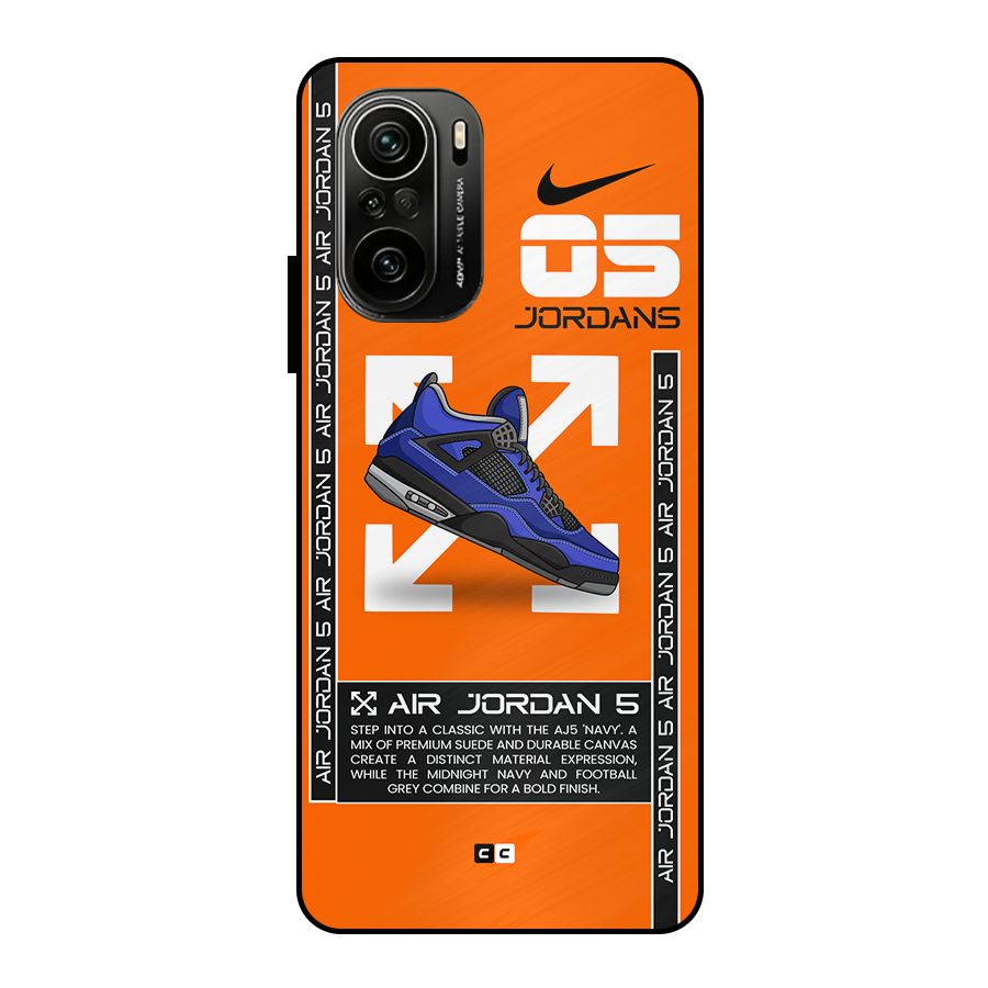 Amazing Air Shoes Metal Back Case for Mi 11x