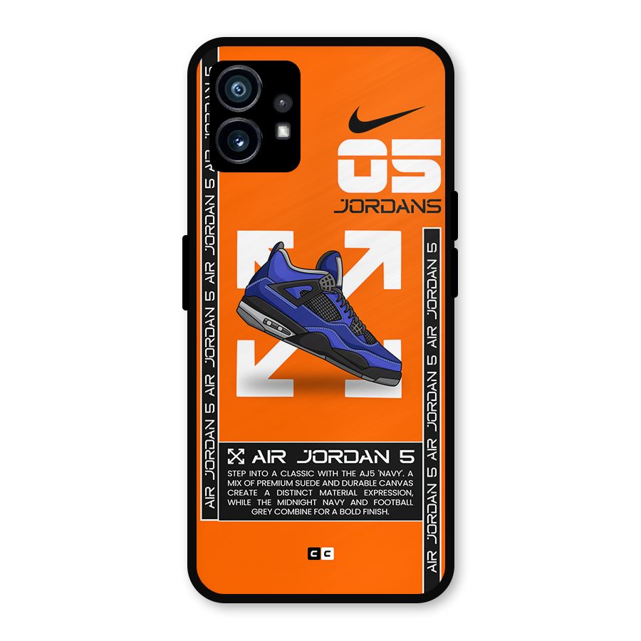 Amazing Air Shoes Metal Back Case for Nothing Phone 1