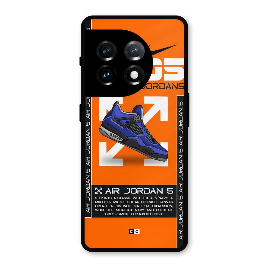 Amazing Air Shoes Metal Back Case for OnePlus 11