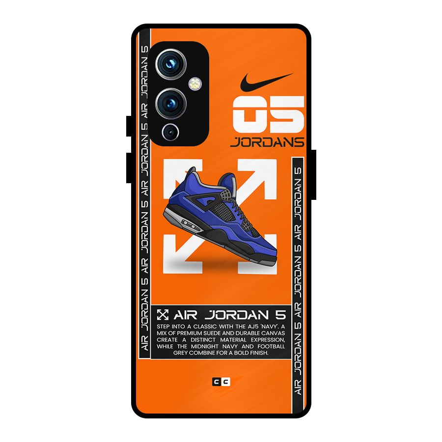 Amazing Air Shoes Metal Back Case for OnePlus 9