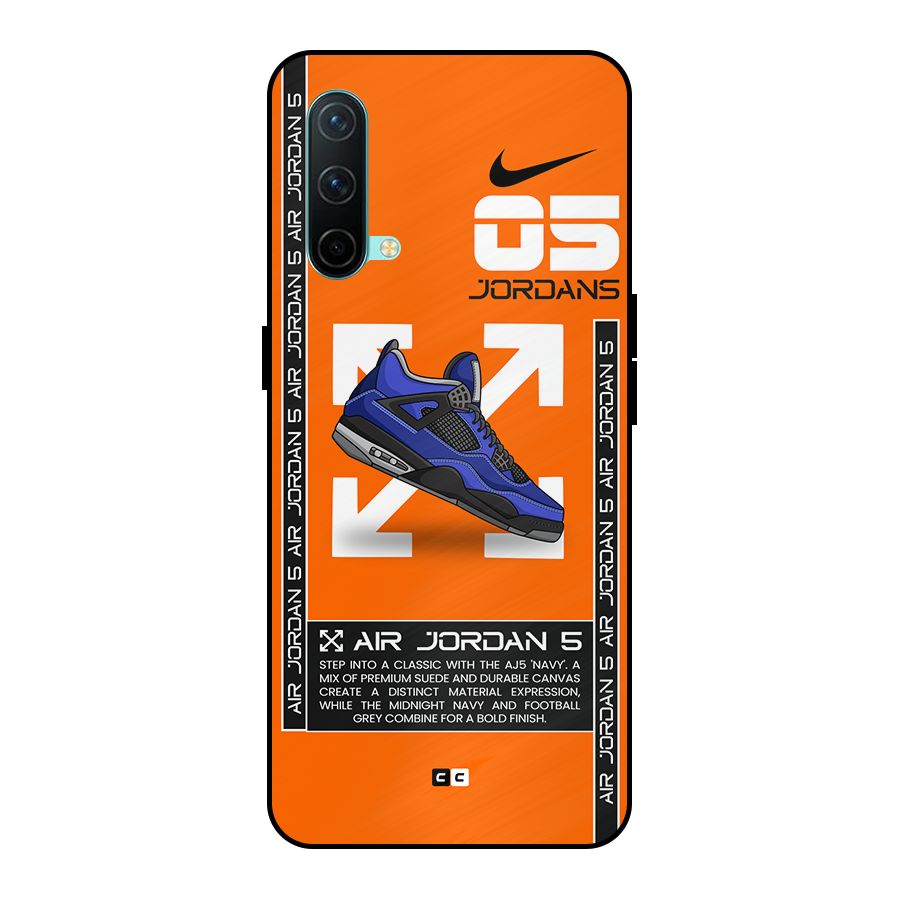 Amazing Air Shoes Metal Back Case for OnePlus Nord CE 5G