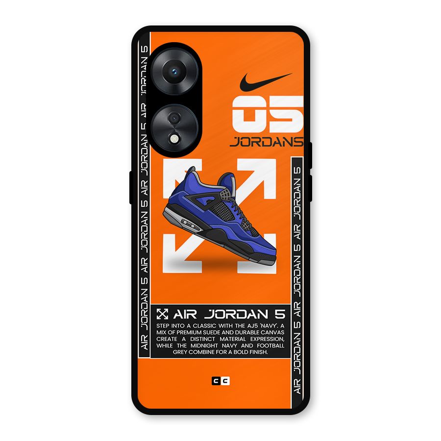 Amazing Air Shoes Metal Back Case for Oppo A78