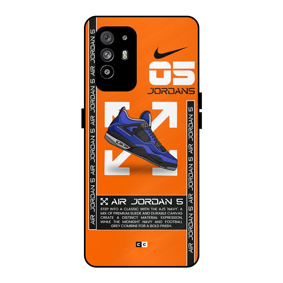 Amazing Air Shoes Metal Back Case for Oppo F19 Pro Plus 5G