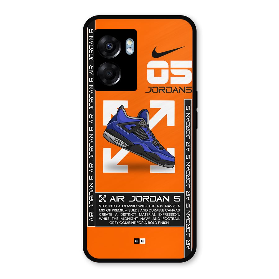 Amazing Air Shoes Metal Back Case for Oppo K10 (5G)
