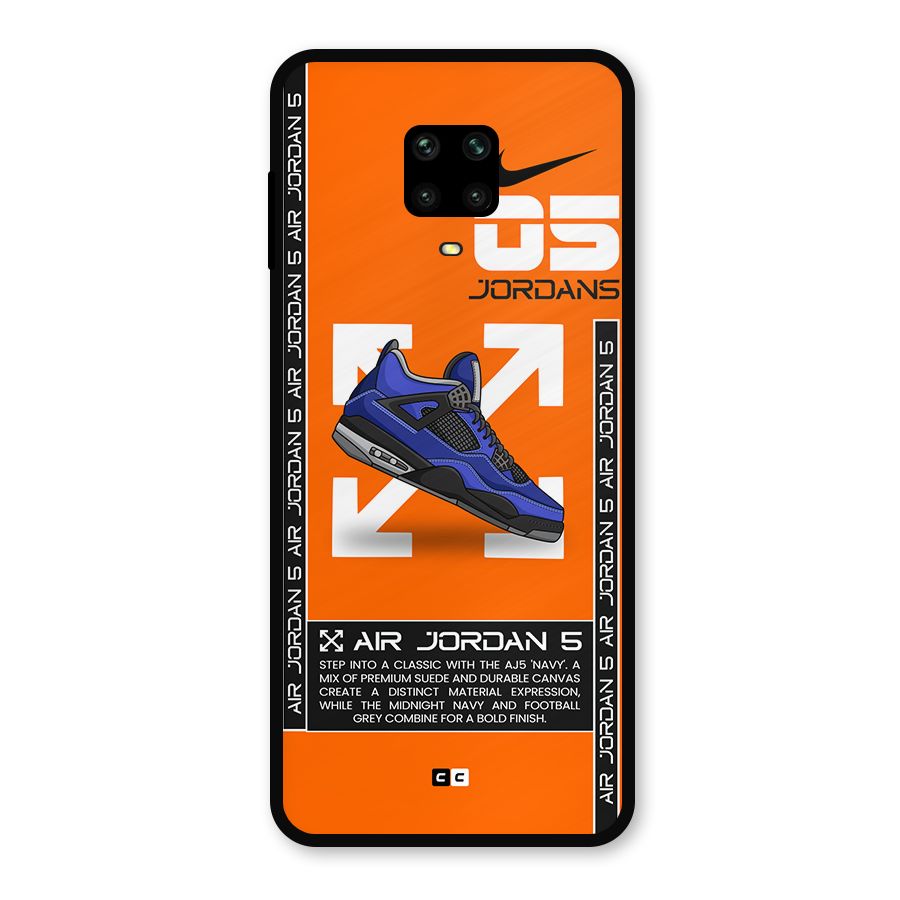 Amazing Air Shoes Metal Back Case for Poco M2