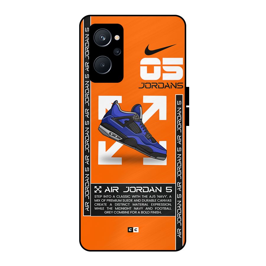 Amazing Air Shoes Metal Back Case for Realme 9i 5G
