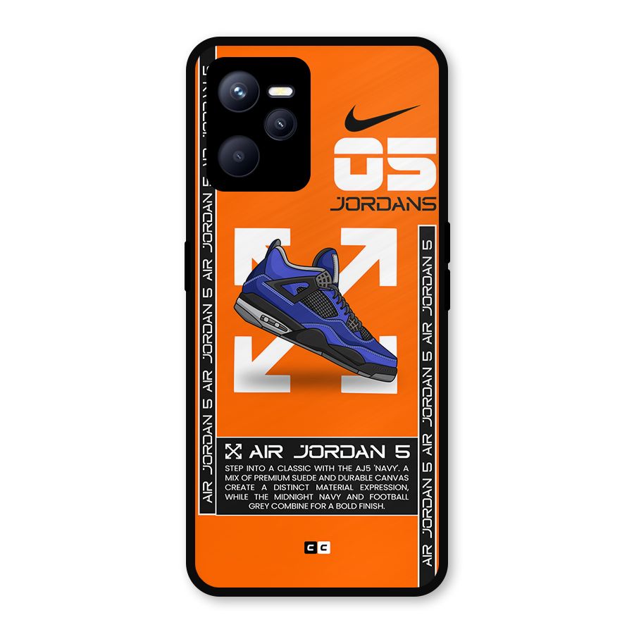 Amazing Air Shoes Metal Back Case for Realme C35