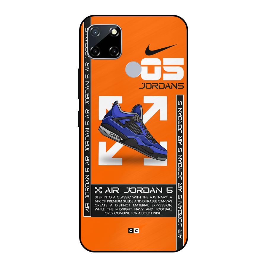 Amazing Air Shoes Metal Back Case for Realme Narzo 20
