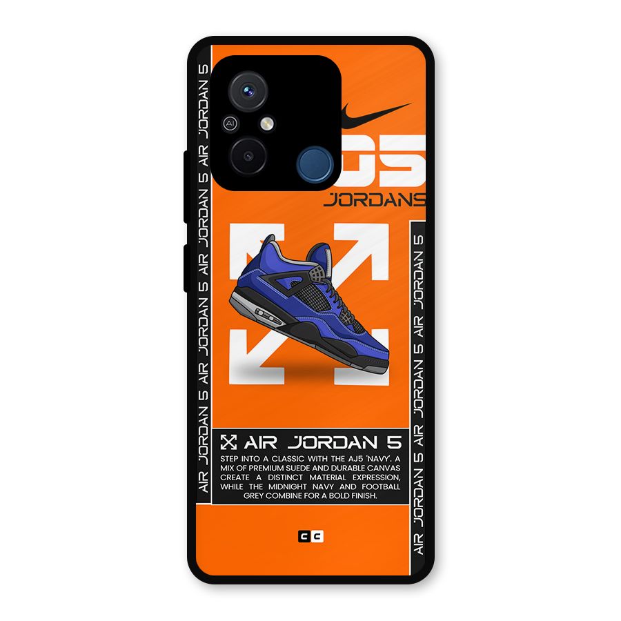Amazing Air Shoes Metal Back Case for Redmi 12C