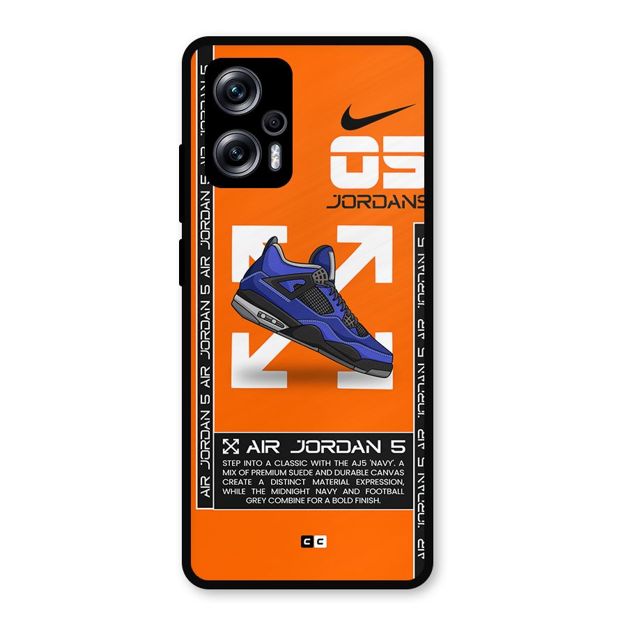 Amazing Air Shoes Metal Back Case for Redmi K50i
