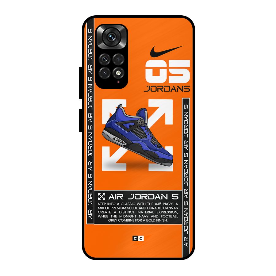 Amazing Air Shoes Metal Back Case for Redmi Note 11 Pro