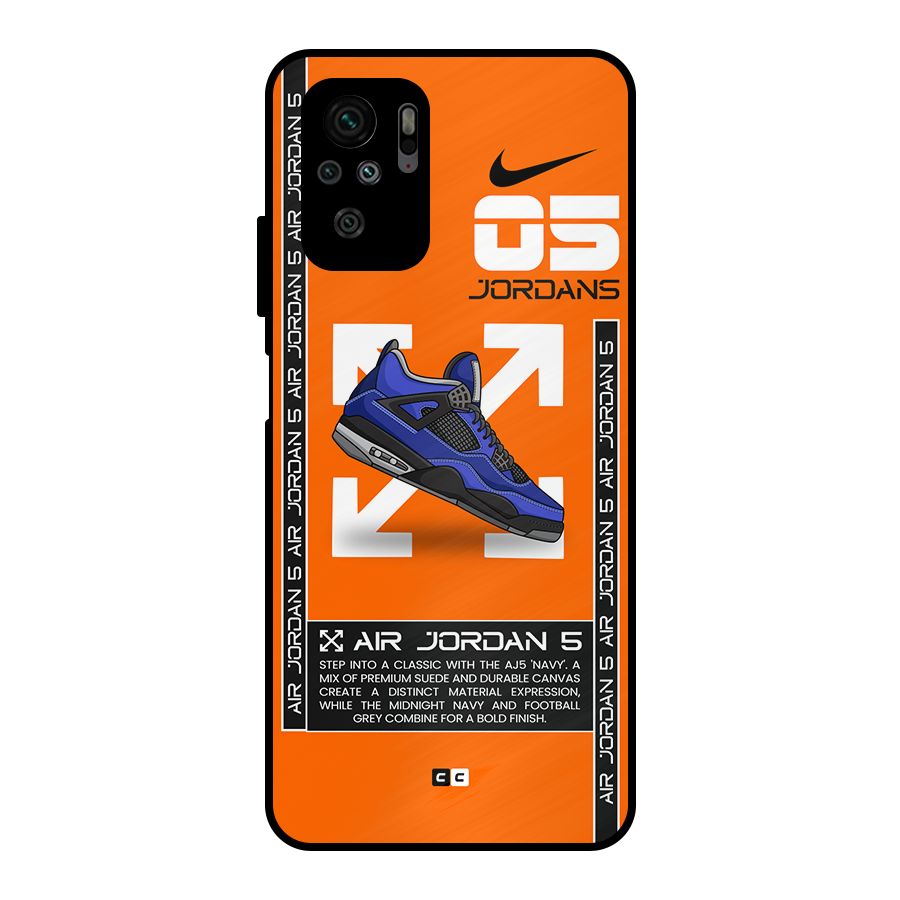 Amazing Air Shoes Metal Back Case for Redmi Note 11 SE