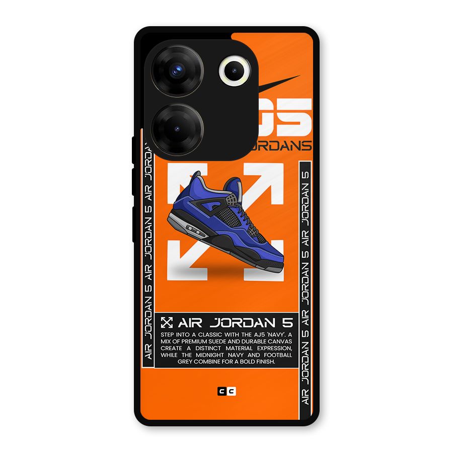 Amazing Air Shoes Metal Back Case for Tecno Camon 20 Pro