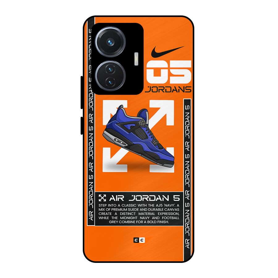 Amazing Air Shoes Metal Back Case for Vivo T1 44W