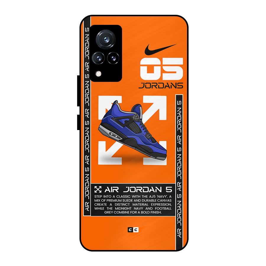 Amazing Air Shoes Metal Back Case for Vivo V21 5G