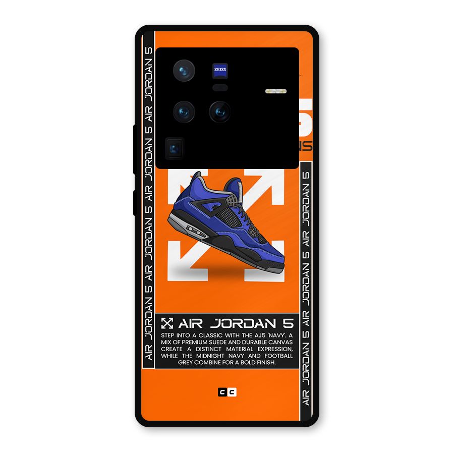 Amazing Air Shoes Metal Back Case for Vivo X80 Pro