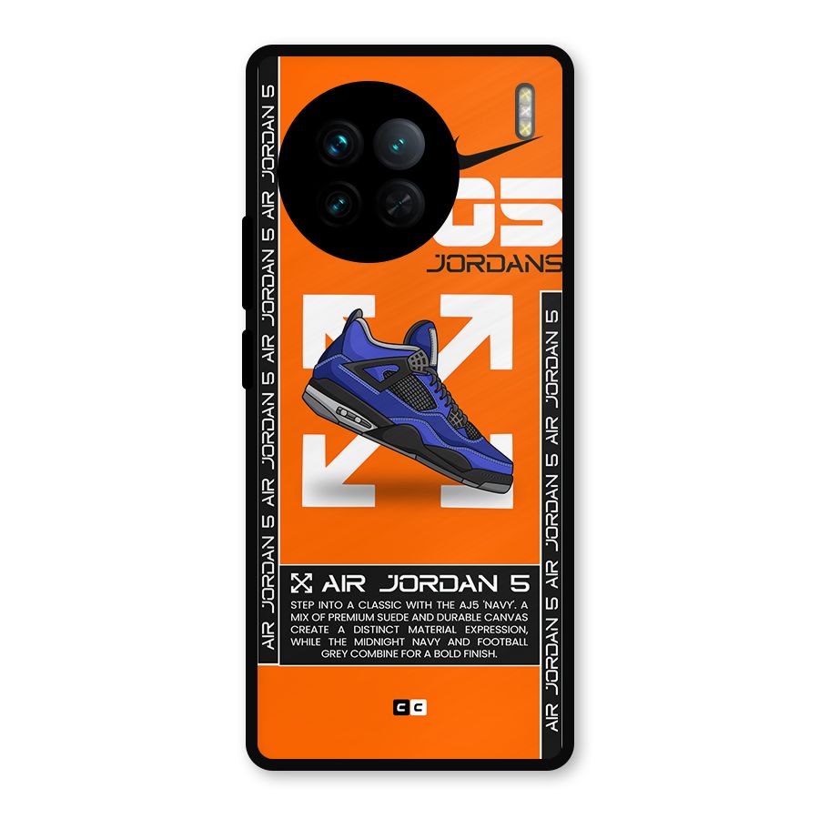 Amazing Air Shoes Metal Back Case for Vivo X90