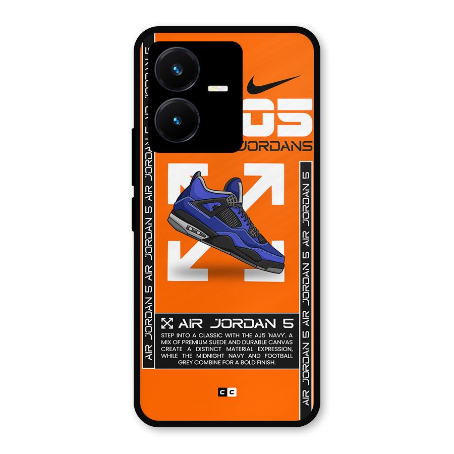 Amazing Air Shoes Metal Back Case for Vivo Y22