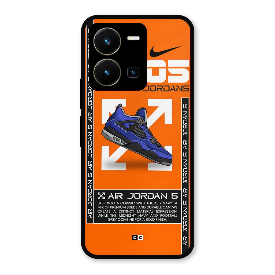Amazing Air Shoes Metal Back Case for Vivo Y35