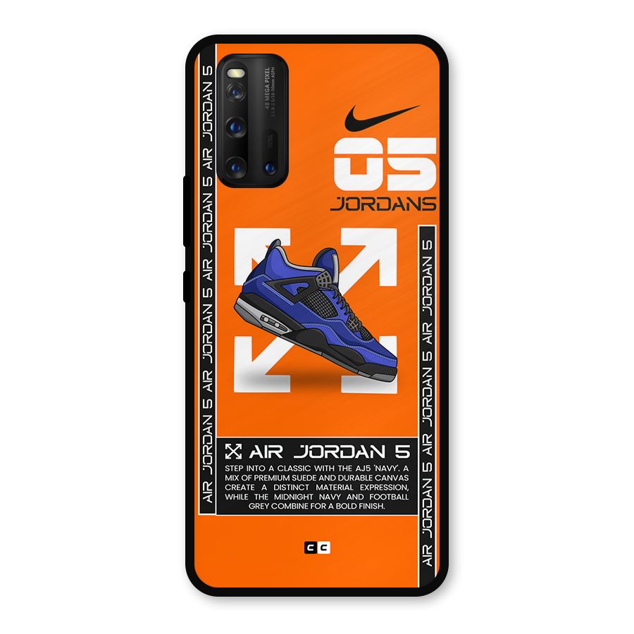 Amazing Air Shoes Metal Back Case for iQOO 3