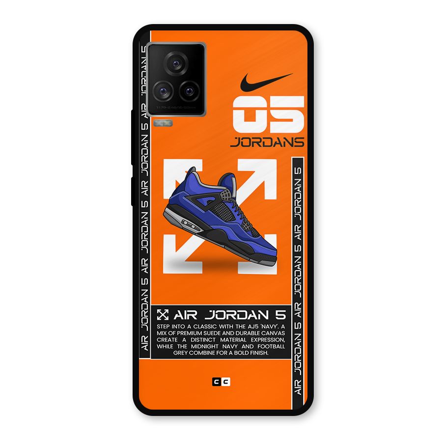 Amazing Air Shoes Metal Back Case for iQOO 7 Legend 5G