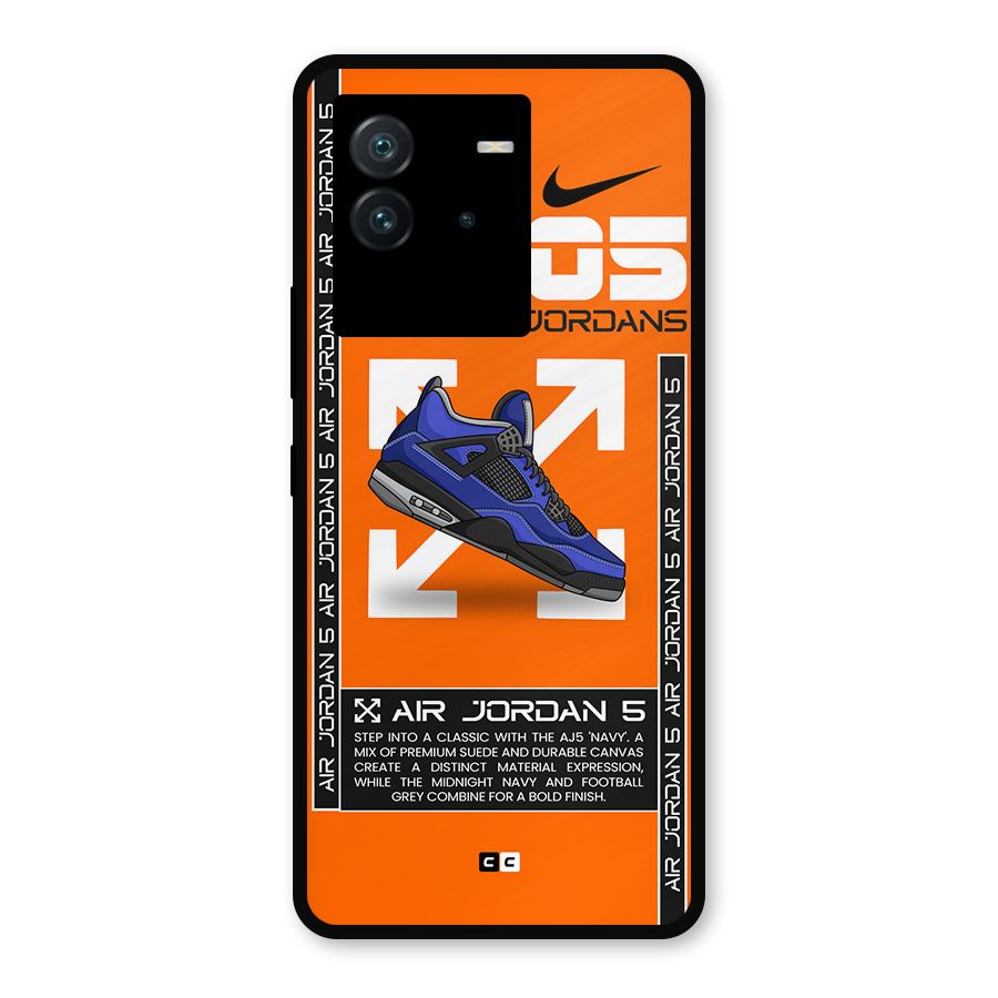 Amazing Air Shoes Metal Back Case for iQOO Neo 6 5G