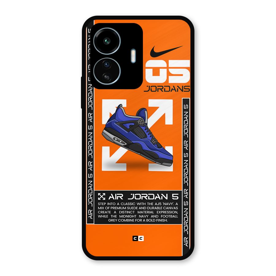 Amazing Air Shoes Metal Back Case for vivo iQOO Z6 Lite 5G