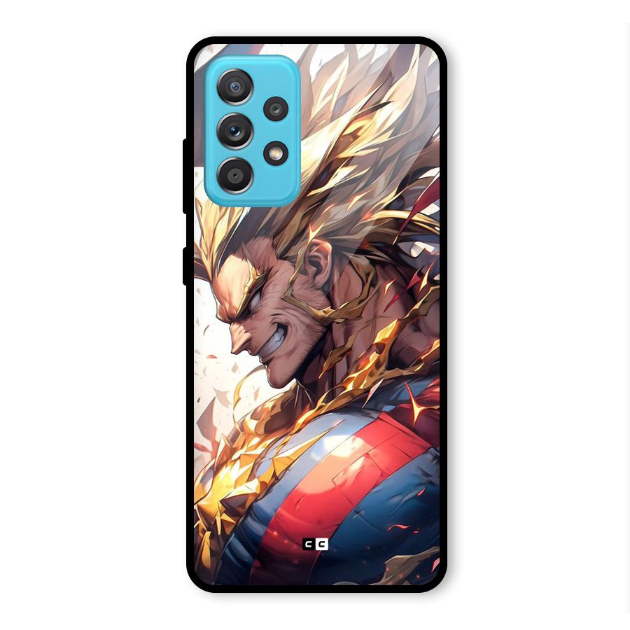Amazing Almight Glass Back Case for Galaxy A52
