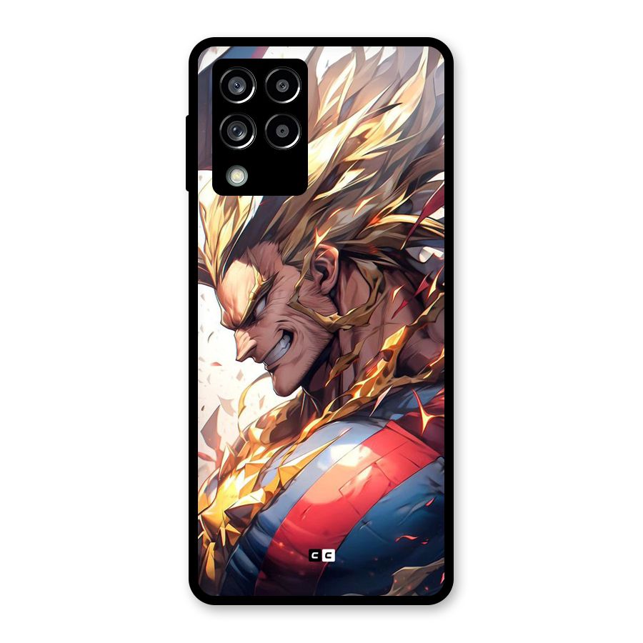 Amazing Almight Glass Back Case for Galaxy M53 5G