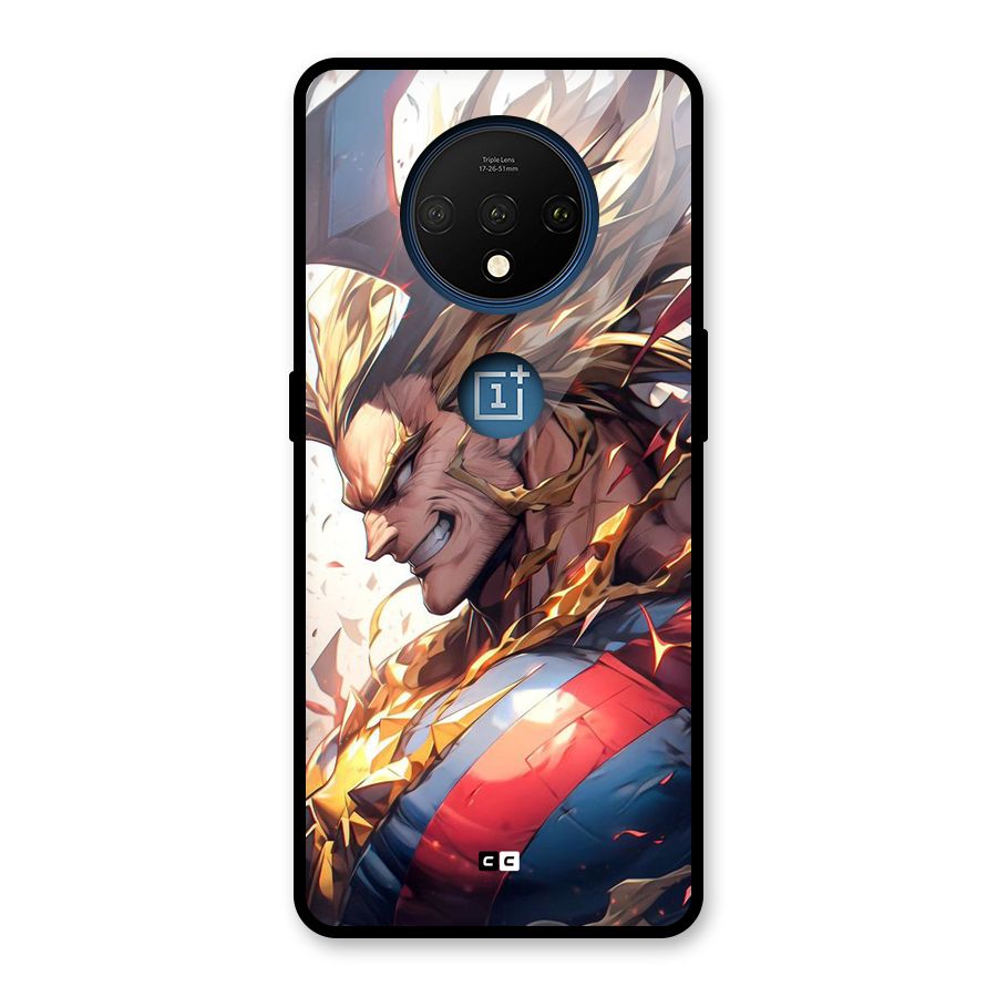 Amazing Almight Glass Back Case for OnePlus 7T