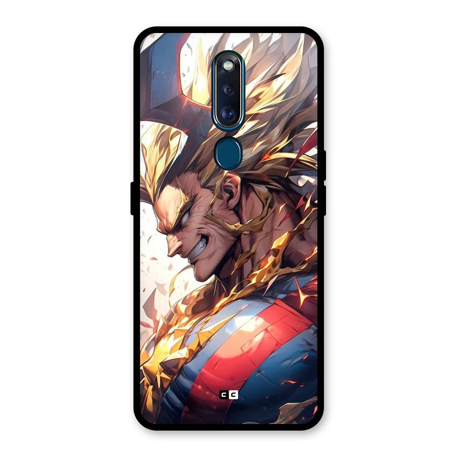 Amazing Almight Glass Back Case for Oppo F11 Pro