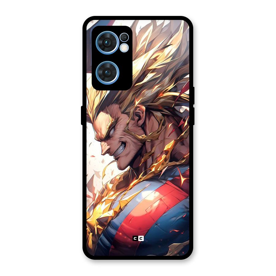Amazing Almight Glass Back Case for Oppo Reno7 5G